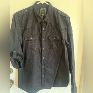 Guess Black Shirt with Interior Logo Tag